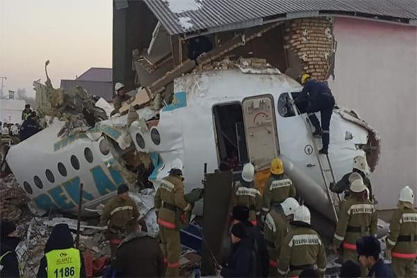 काजकिस्तानमा सैनिक विमान दुर्घटना, चार जनाको मृत्यु