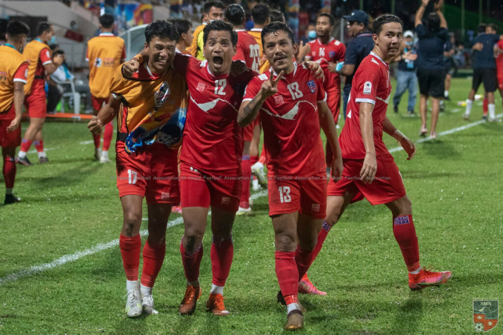 साफ च्याम्पियनसिप फुटबल : फाइनलका लागी आज नेपाल भारतसँग भिड्दै