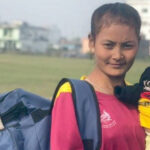 दुधे बालक च्यापेर मैदानमा अनिता चौधरी