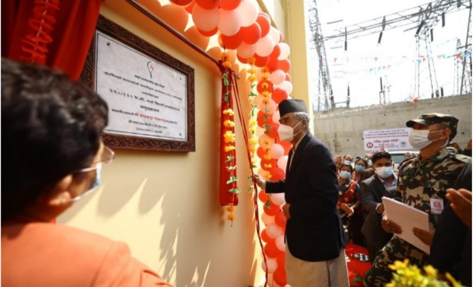 प्रधानमन्त्री देउवाले गरे देशकै दोस्रो ठूलो सबस्टेसन उद्घाटन