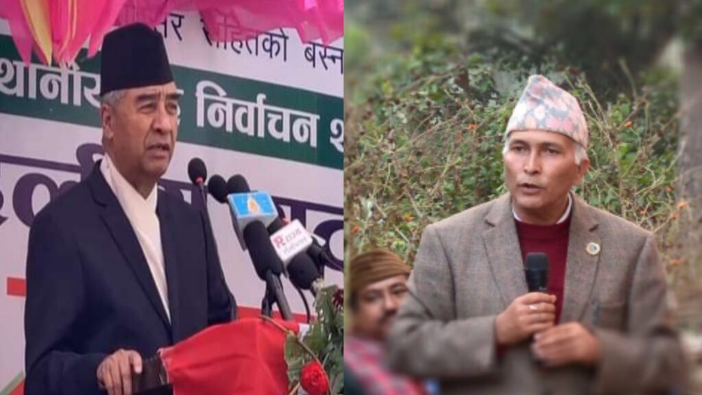 प्रधानमन्त्री शेर बहादुर देउवा र पुष्कर नाथ ओझाले गरे एक अर्काको प्रशंसा