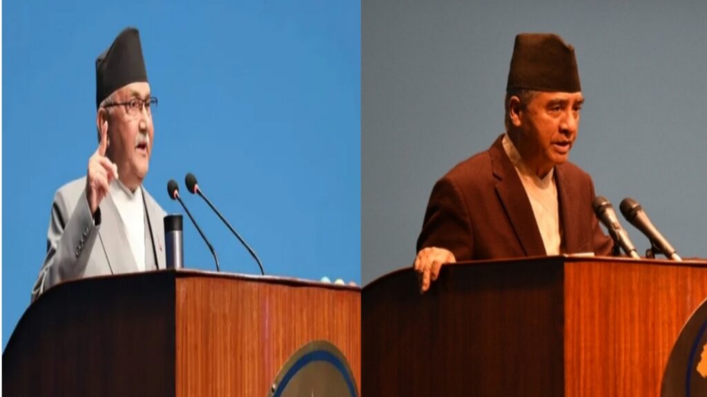 ओलीलाई देउवाको प्रश्न – ईपीजी प्रतिवेदन ३ वर्ष पहिले बनेको हो, त्यतिबेला किन बुझिएन ?