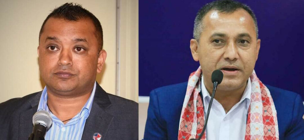 प्रवासी नेपालीलाई मताधिकारको व्यवस्था मिलाउन महामन्त्रीद्वय आयोगलाई ध्यानाकर्षण गराउदै