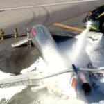 १२६ जना बोकेको विमानमा आगलागी