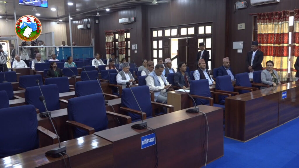 प्रतिपक्षी सांसदहरुद्वारा सुदूरपश्चिम प्रदेशसभा बैठक बहिस्कार