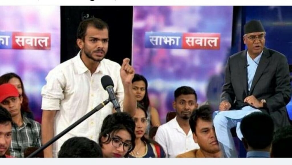 देउवाले कार्यक्रममै थर्काएका युवा डडेल्धुराबाट देउवासँगै भिड्ने, प्रधानमन्त्री बन्ने दावी !