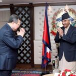 देउवालाई भेट्न बालुवाटार पुगे चिनियाँ विदेश विभाग प्रमुख लिउ जियान्चाओ