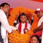 जनकपुरमा ओलीलाई २०५ केजीको मालाले स्वागत