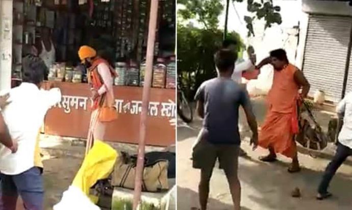 बच्चा चोरेको आरोपमा चार जना साधु कुटिए