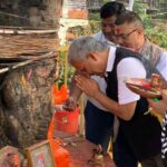 रविन्द्र मिश्र उम्मेदवारी दर्ता गर्नु भन्दाअघि शक्तिपीठ धाउदै !