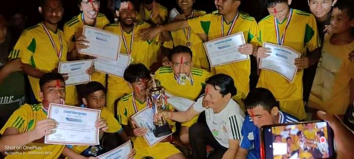 कैलालीको घोडाघोडीमा वडा स्तरीय महिला तथा पुरुष फुटबल प्रतियोगिता सम्पन्न