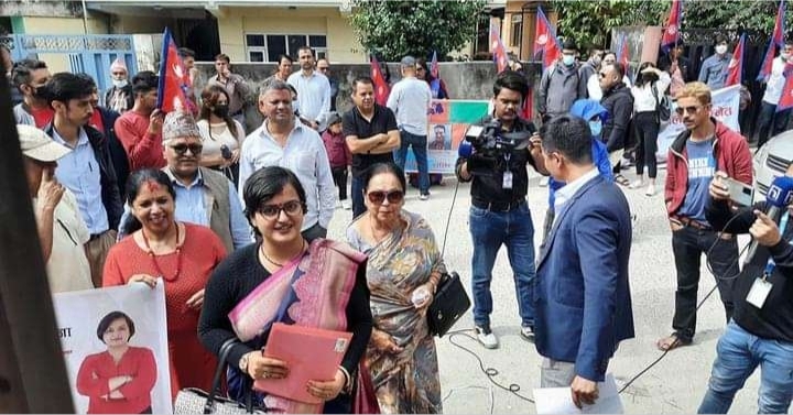 रन्जु दर्शनाले काठमाडौं ५ बाट स्वतन्त्र उम्मेदवारी दिइन्