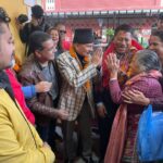 प्रकाशमान सिंहलाई भोट माग्दै बाबुराम