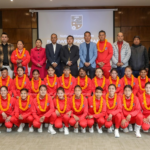 मैत्रीपूर्ण फुटबल खेल्न राष्ट्रिय महिला टोली भारत प्रस्थान National women’s team leaves for India to play friendly football