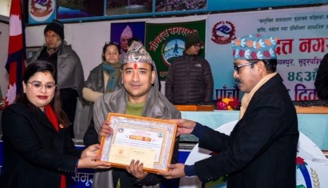 अछामी बड्डो सम्मानित