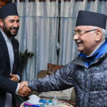 ओलीलाई भेट्न बालकोट पुगे रवि