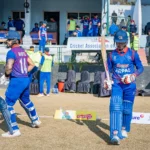 नेपाल भर्सेस क्यानडा : भगवानले लिए नेपालको पहिलो विकेट